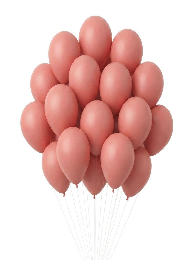 JUST PARTY بالونات جاست بارتي الوردية الباهتة بتصميم ريترو للزينة - عبوة من 25 بالونًا | بالونات لتزيين أعياد الميلاد | بالونات عيد ميلاد للأطفال - Image 1